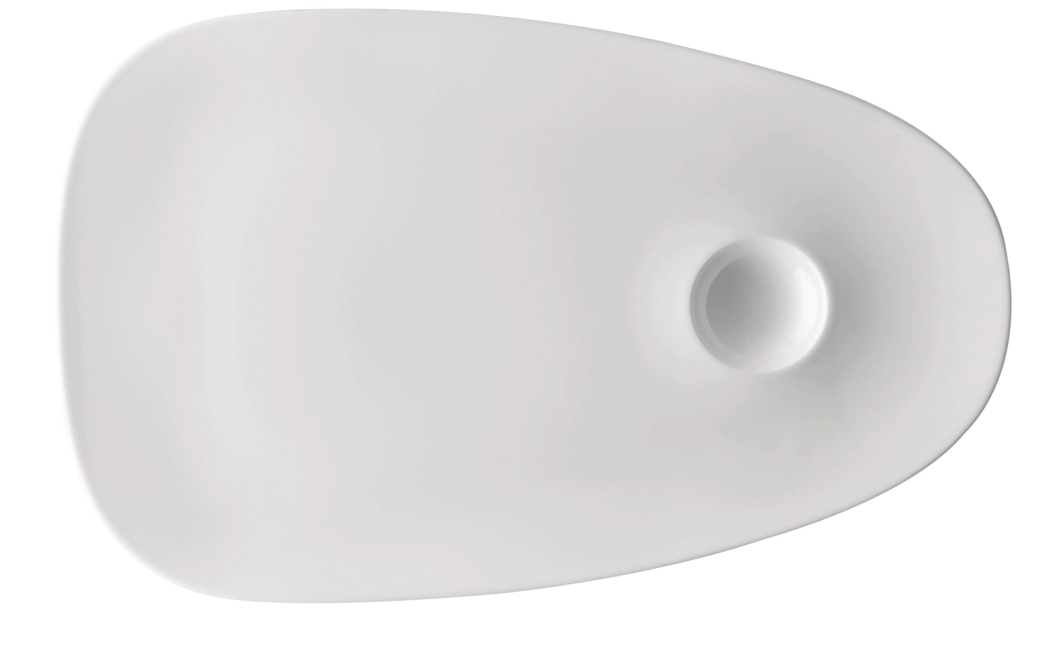 In.gredienti weiss Platte flach 39x24cm