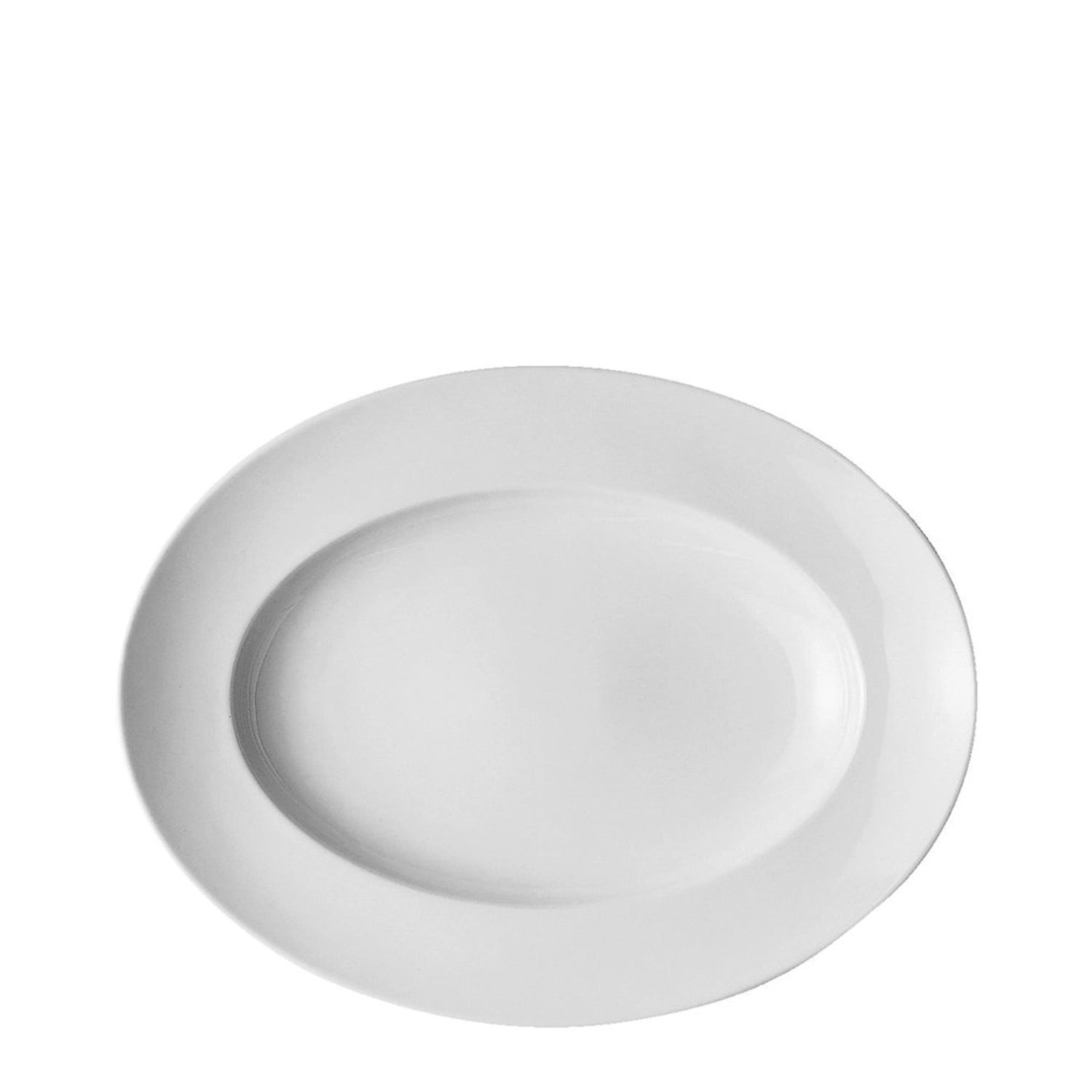 Epoque weiss Platte oval 28x24cm