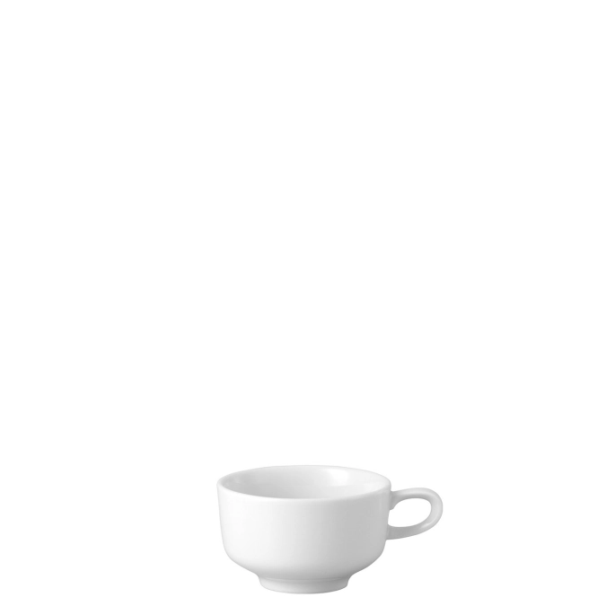 Epoque weiss Obertasse, bedingt stapelbar 9cm H5.5cm 0.18lt