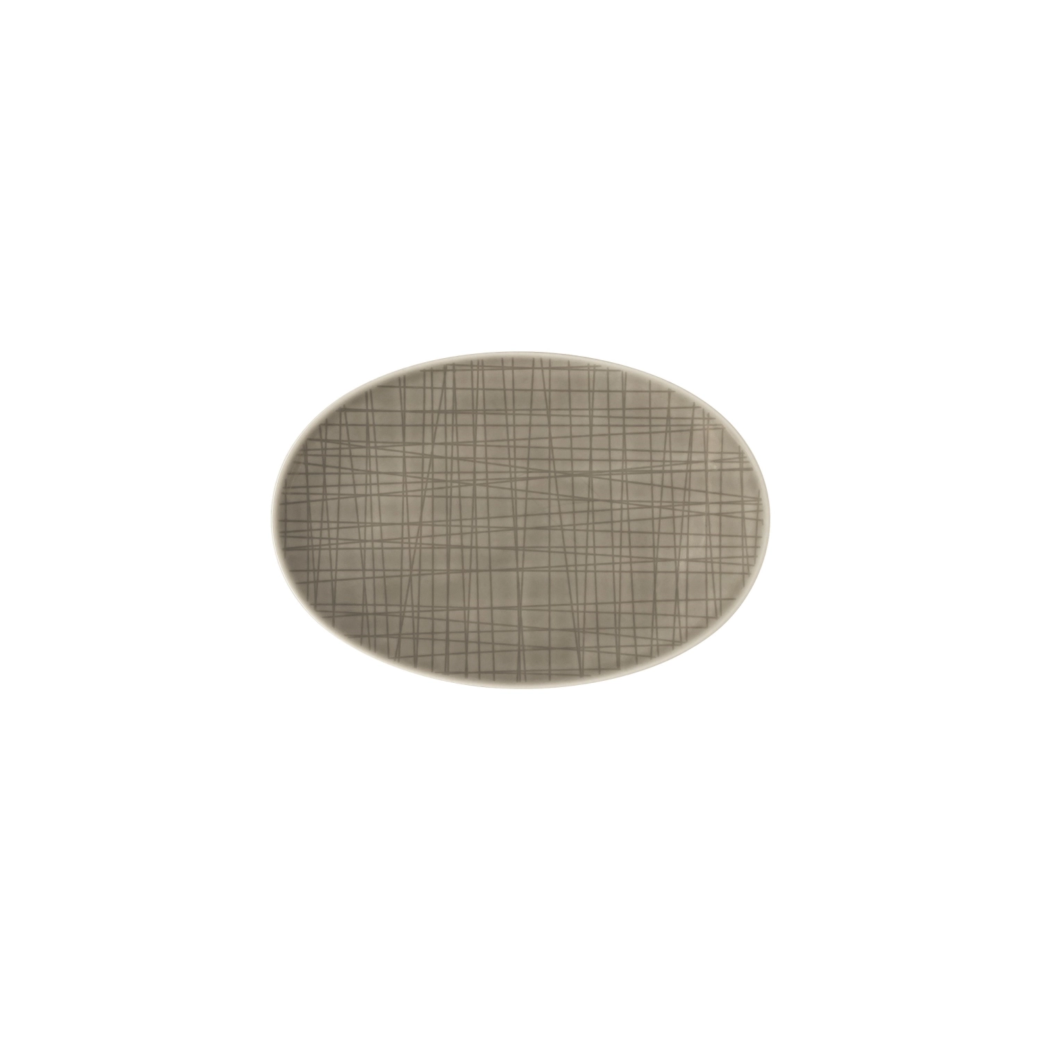 Mesh Colours Montain Platte flach oval 18x12 cm