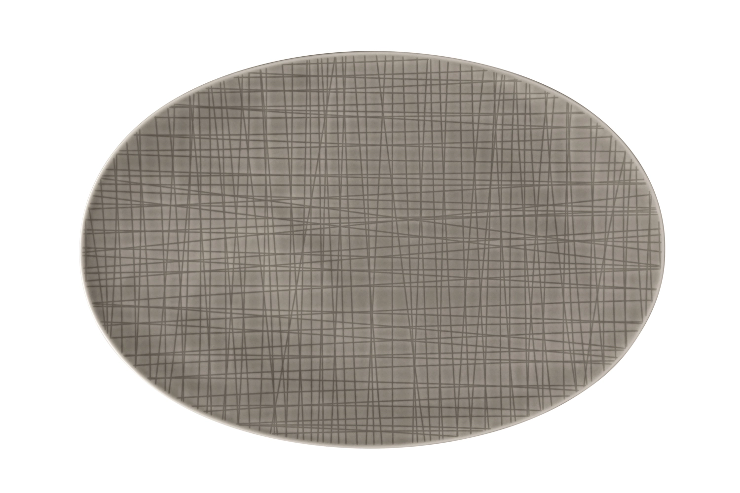 Mesh Colours Montain Platte flach oval 30x21 cm