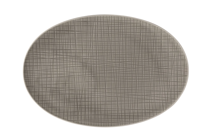 Mesh Colours Montain Platte flach oval 30x21 cm