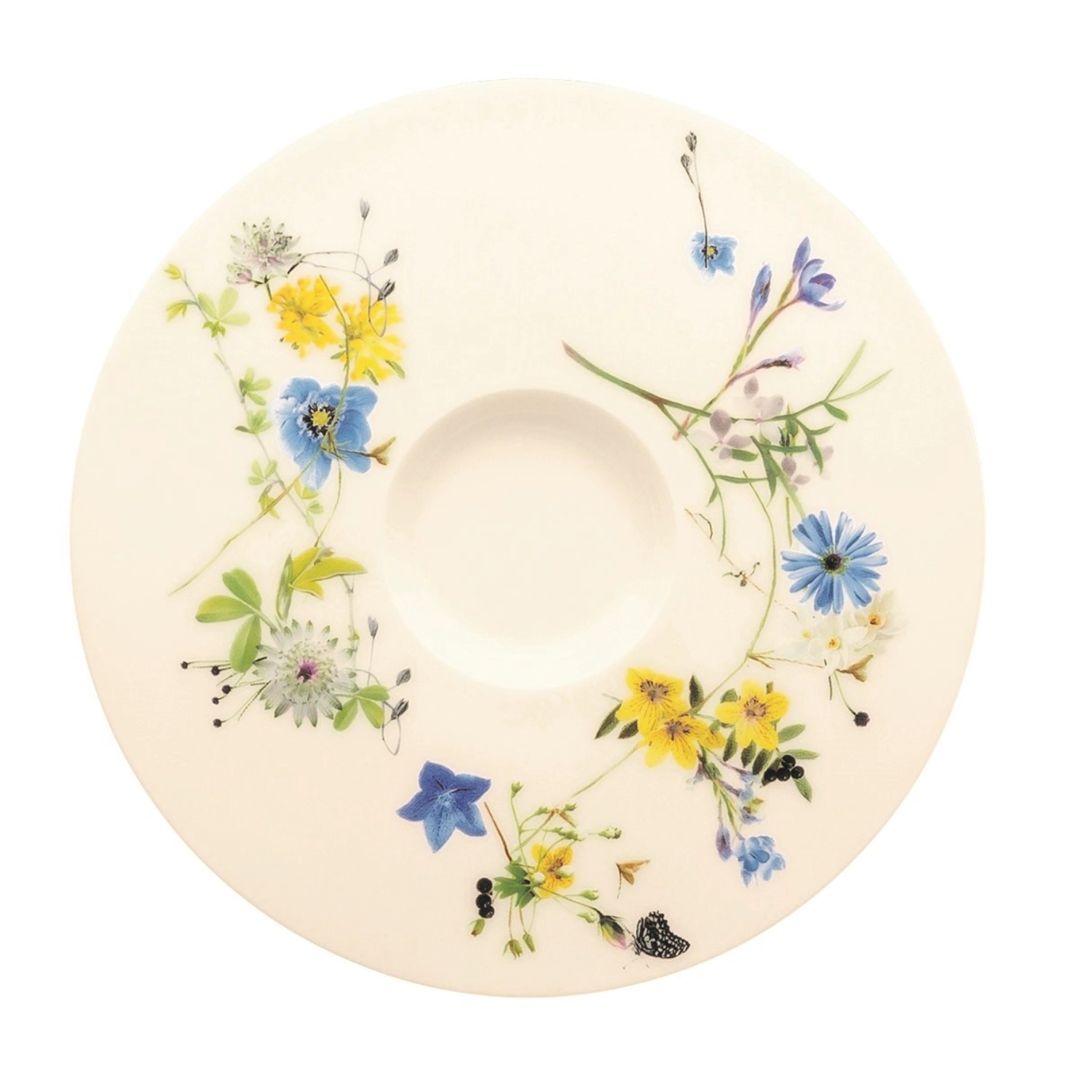 Brillance Fleurs des Alpes Kaffee Untertasse 15.4 cm