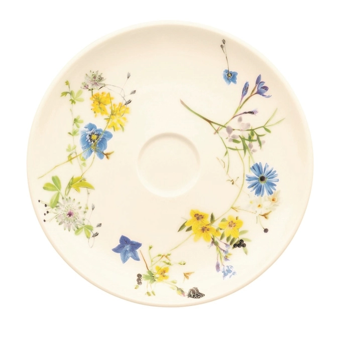Brillance Fleurs des Alpes Kombi Untertasse Coupe 15.5 cm