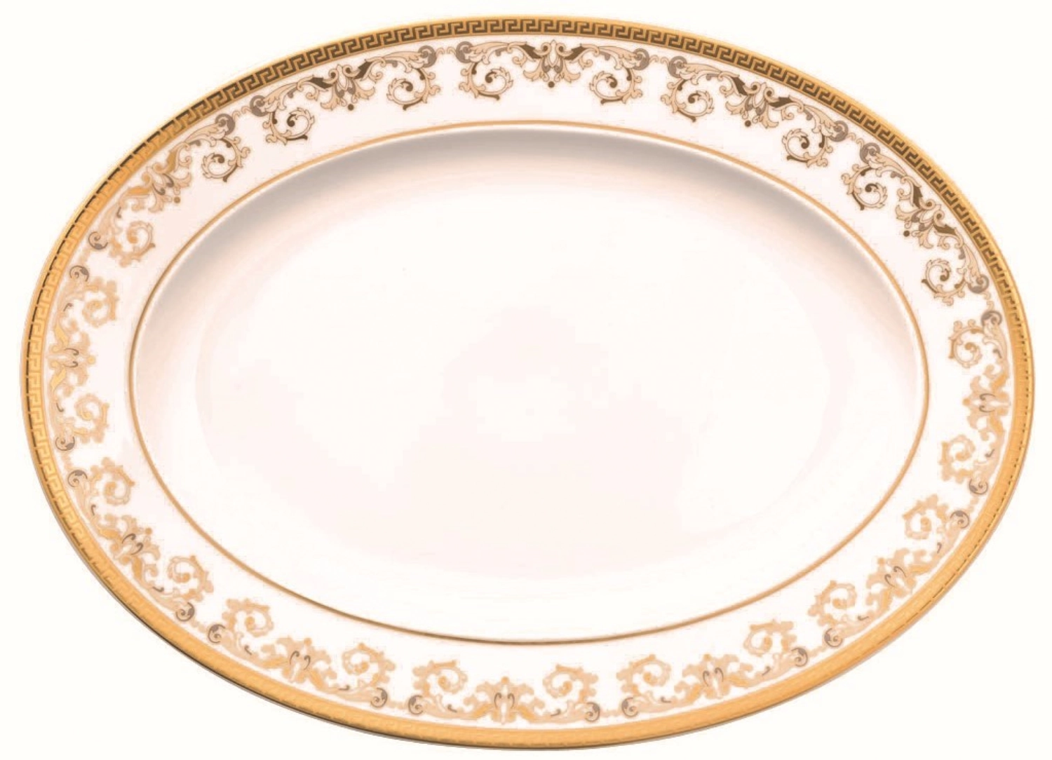 Versace Medusa Gala Gold Plateau ovale 34 cm
