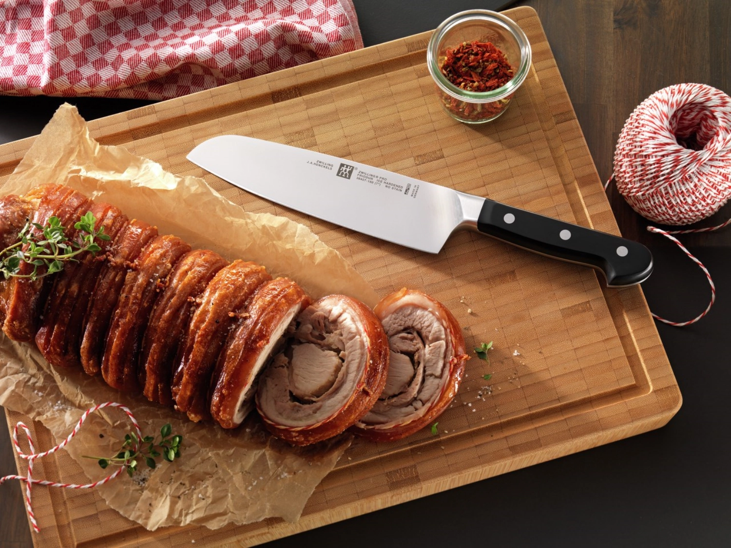 Zwilling pro couteau santoku 180 mm