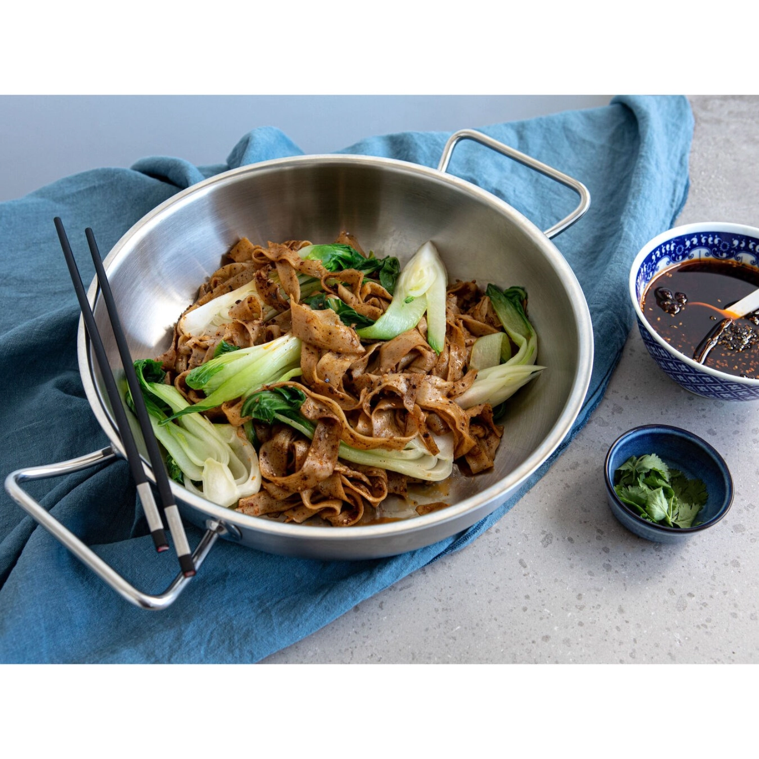 Set de baguettes pour 1 pers. (4x baguettes & 1x cuillère)