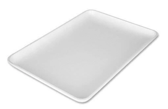Plaque de présentation plastique 580x210mm, blanc