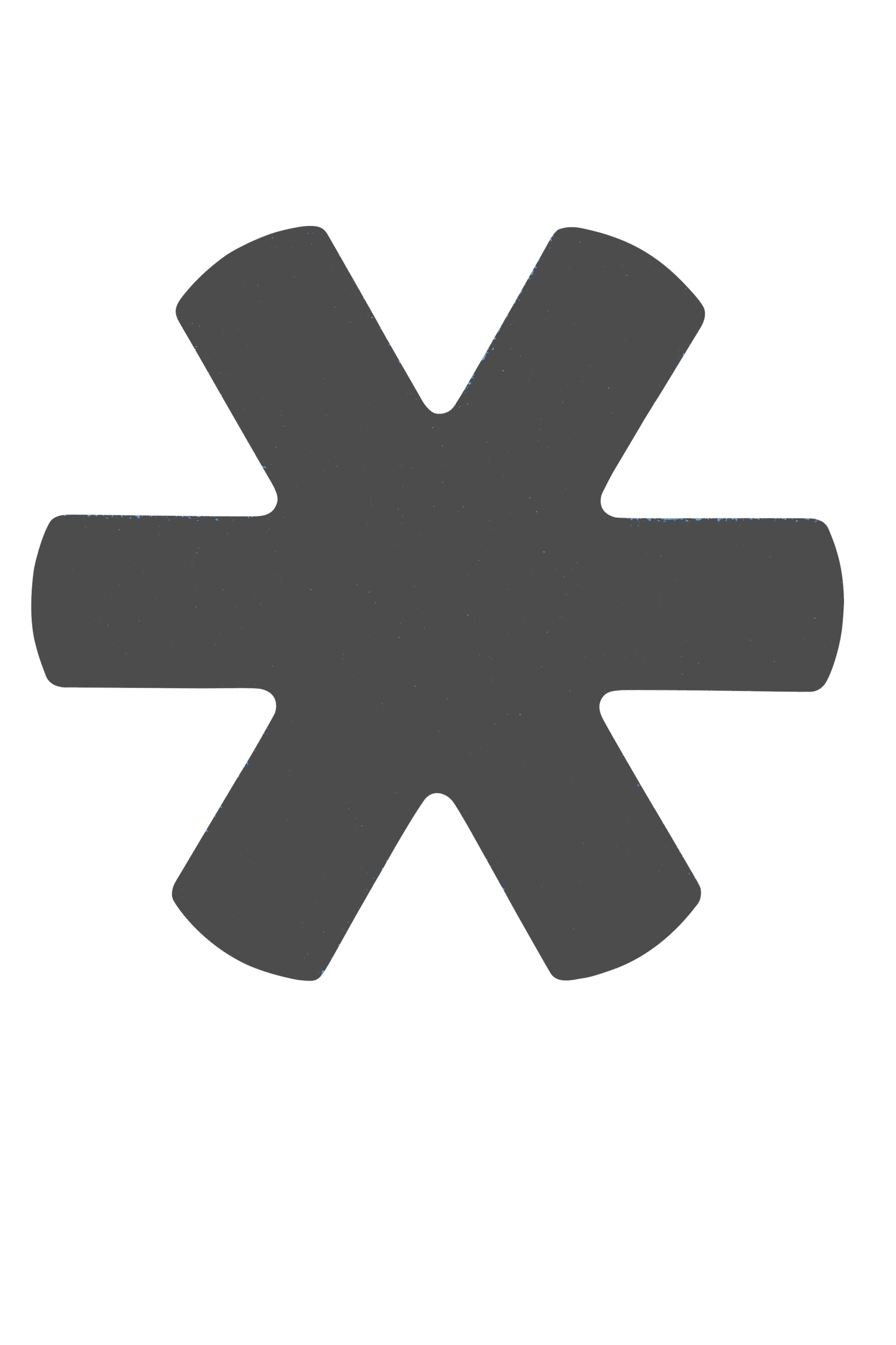 Pfannenschoner 3er Set Stern 38cm, anthrazit