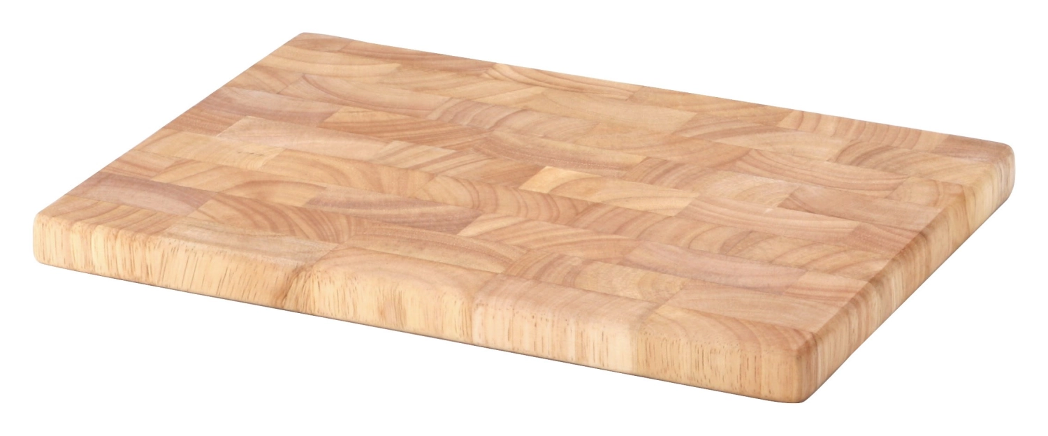 Planche à découper en bois frontal huilée, 35x25x2 cm