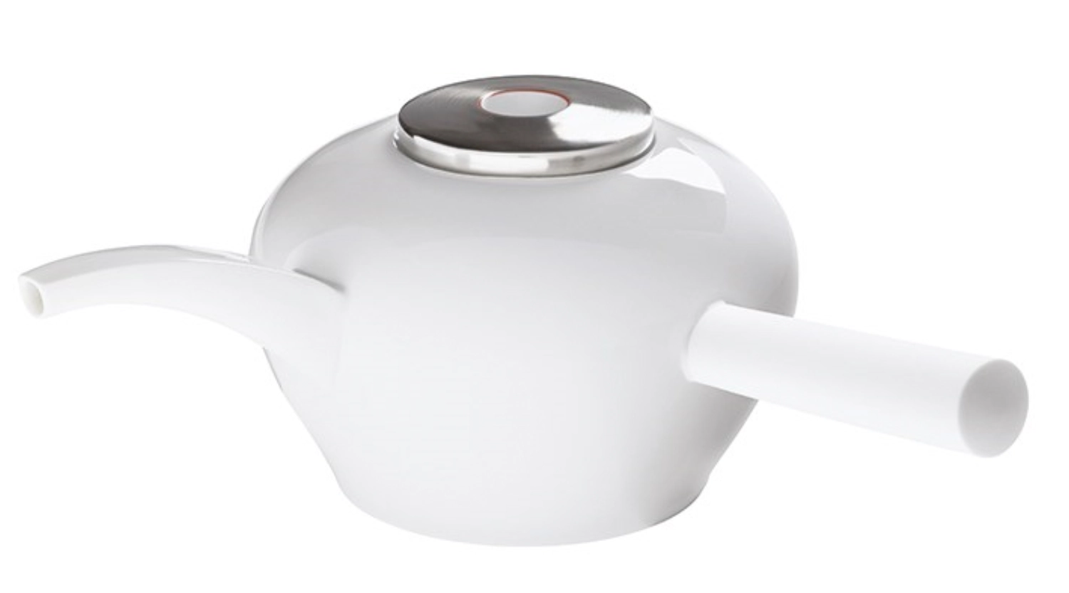 Polite Silver théière a. poignée, latérale