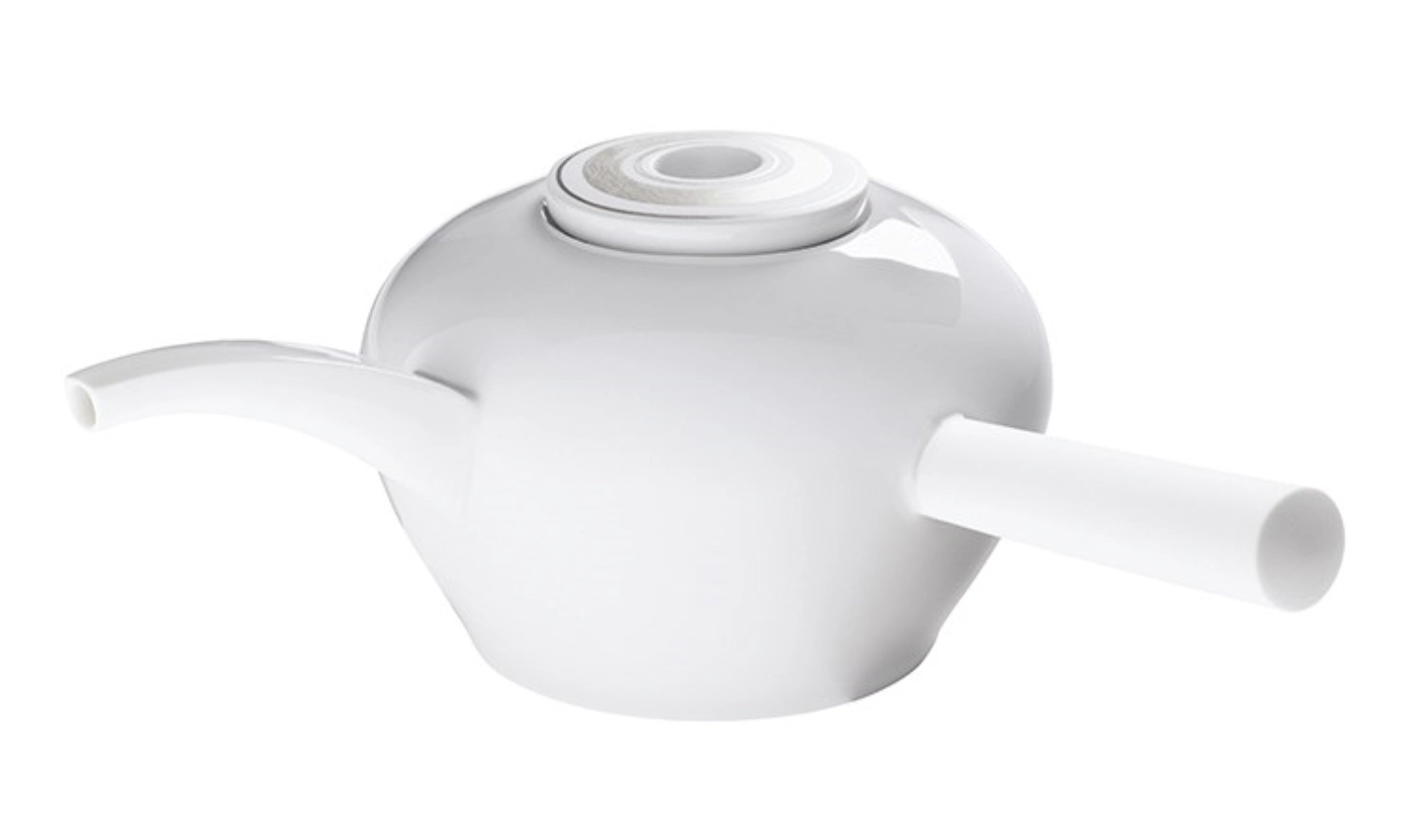 Glamour Platinum Théière a. poignée, latérale