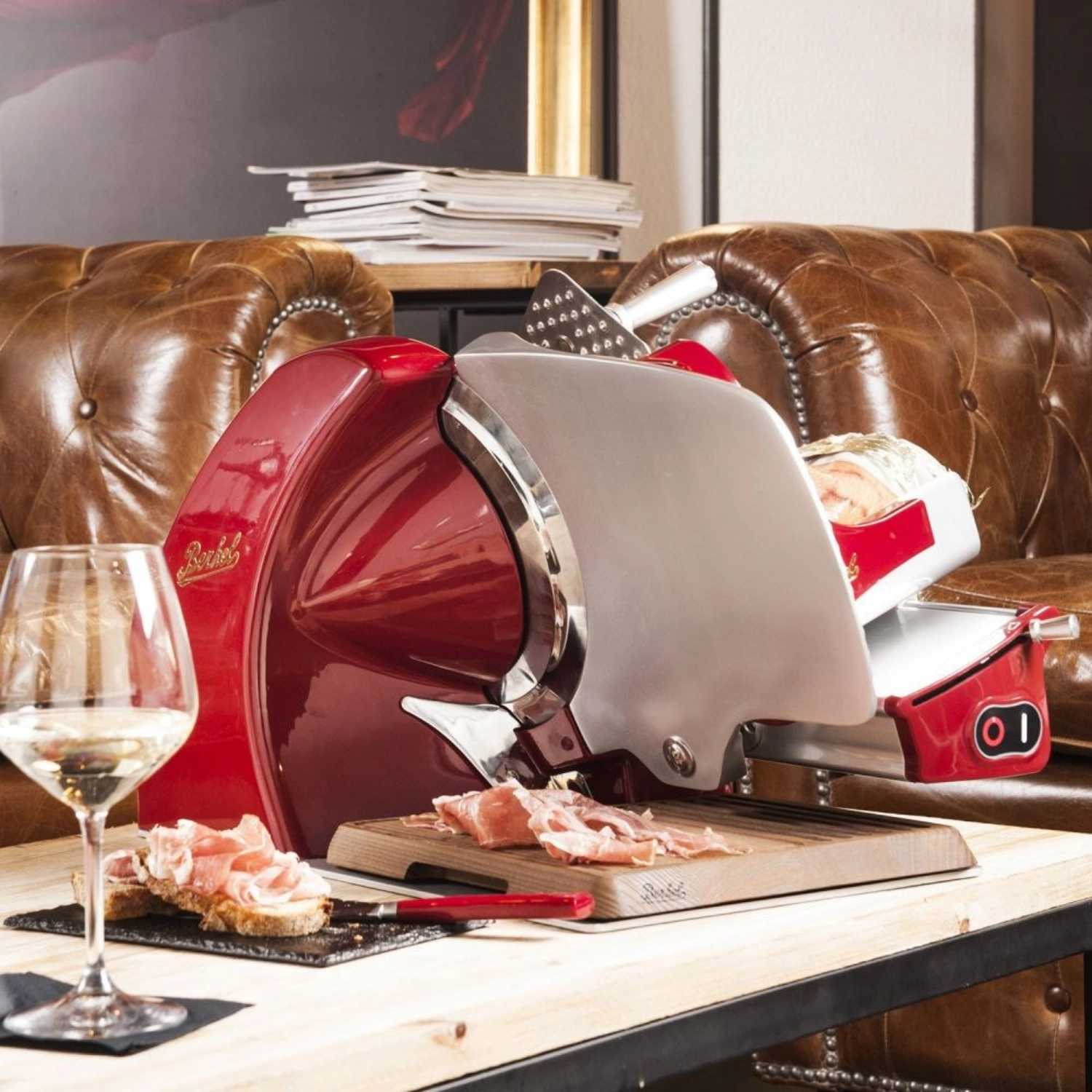 Berkel Aufschnittmaschine Home Line 250 rot