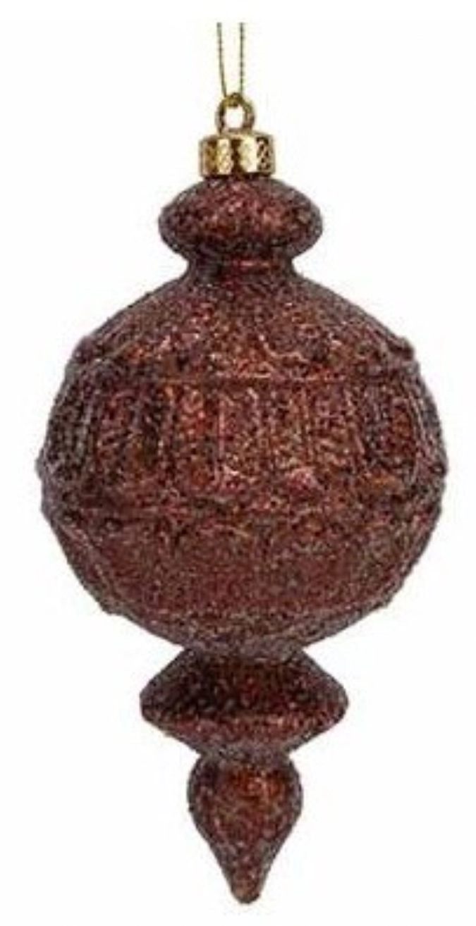 Suspension « Spin Sugar » Marron 8x8x16cm plastique