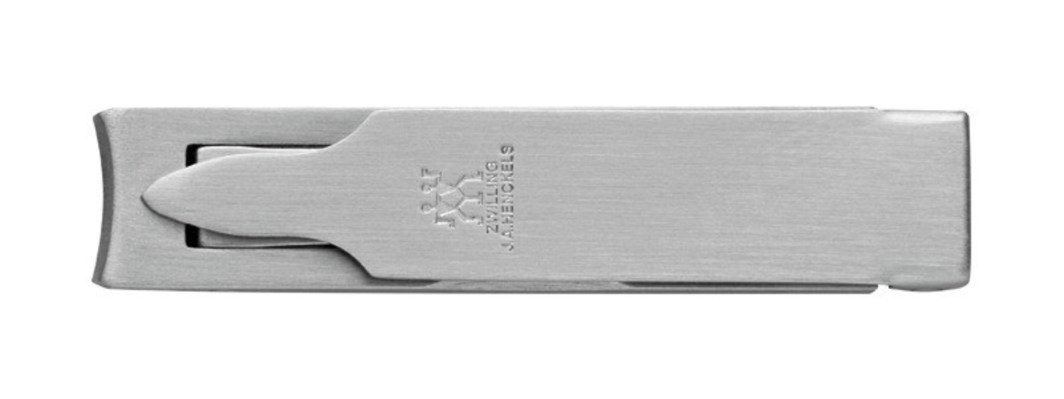 Nagelknipser in Lederstulpe matt, rostfrei