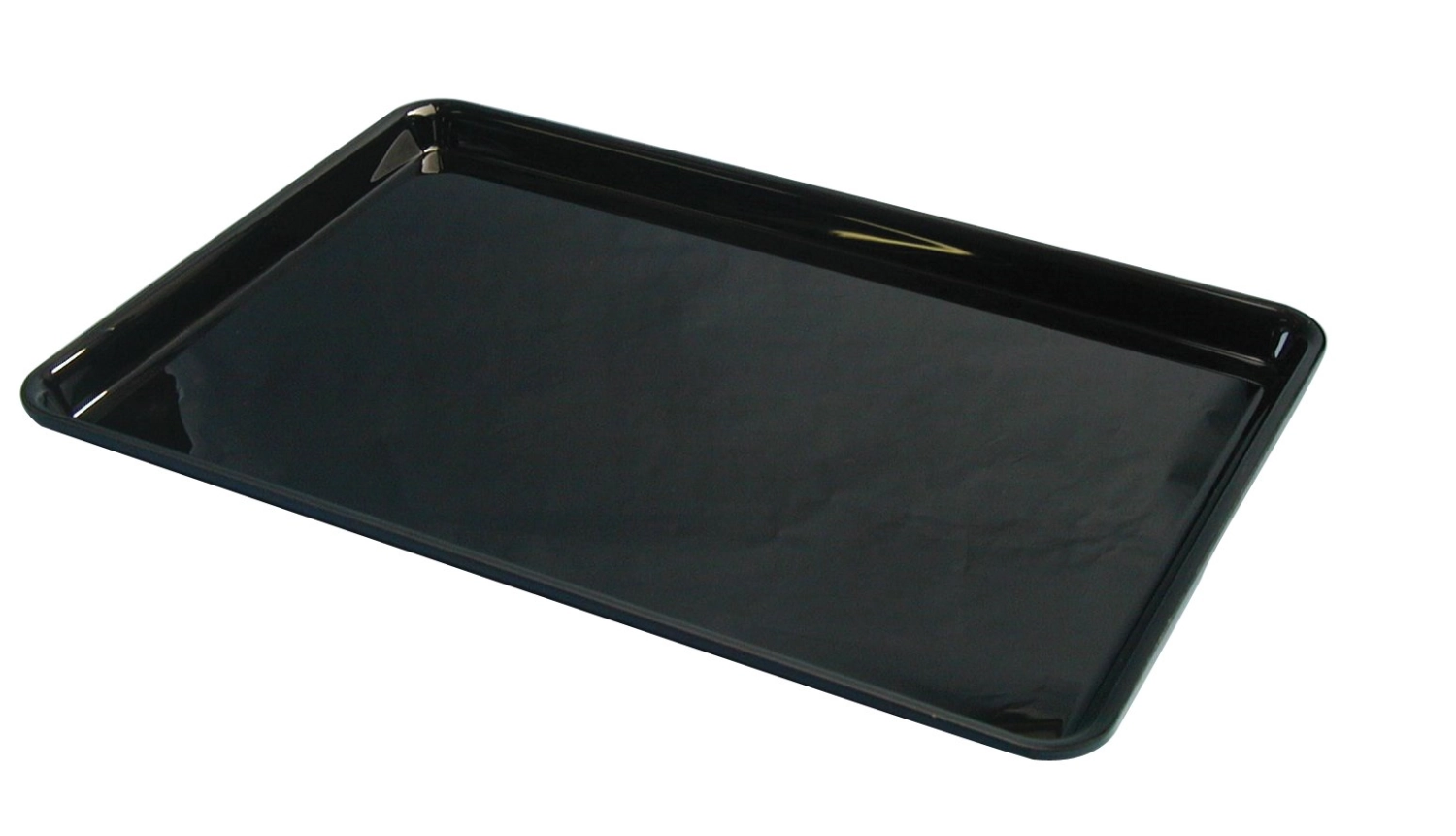 Rechteckige Schale 42x28x2cm schwarz