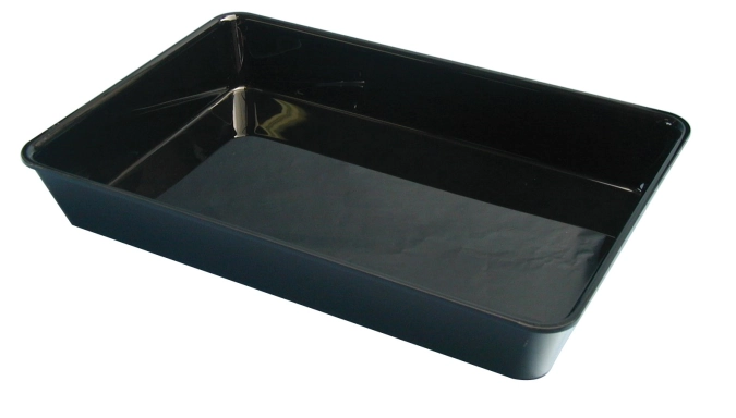 Bol rectangulaire 42x28x6cm noir