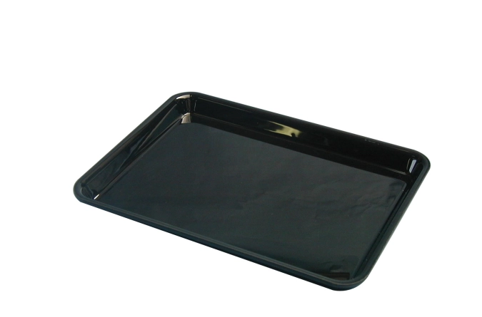 Rechteckige Schale 28x21x2cm schwarz
