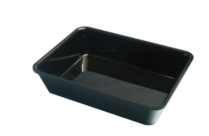 Rechteckige Schale 28x21x10cm schwarz