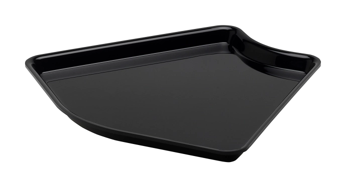 Eckschüssel 28x135Gradx2cm Winkel 135Grad schwarz