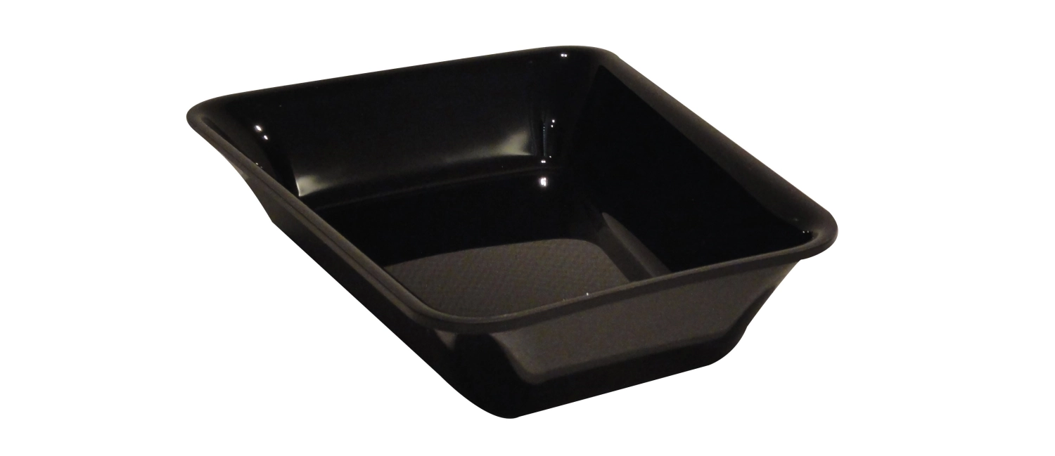 Saladier arrondi 15Grad 26.5x26.5x8cm noir