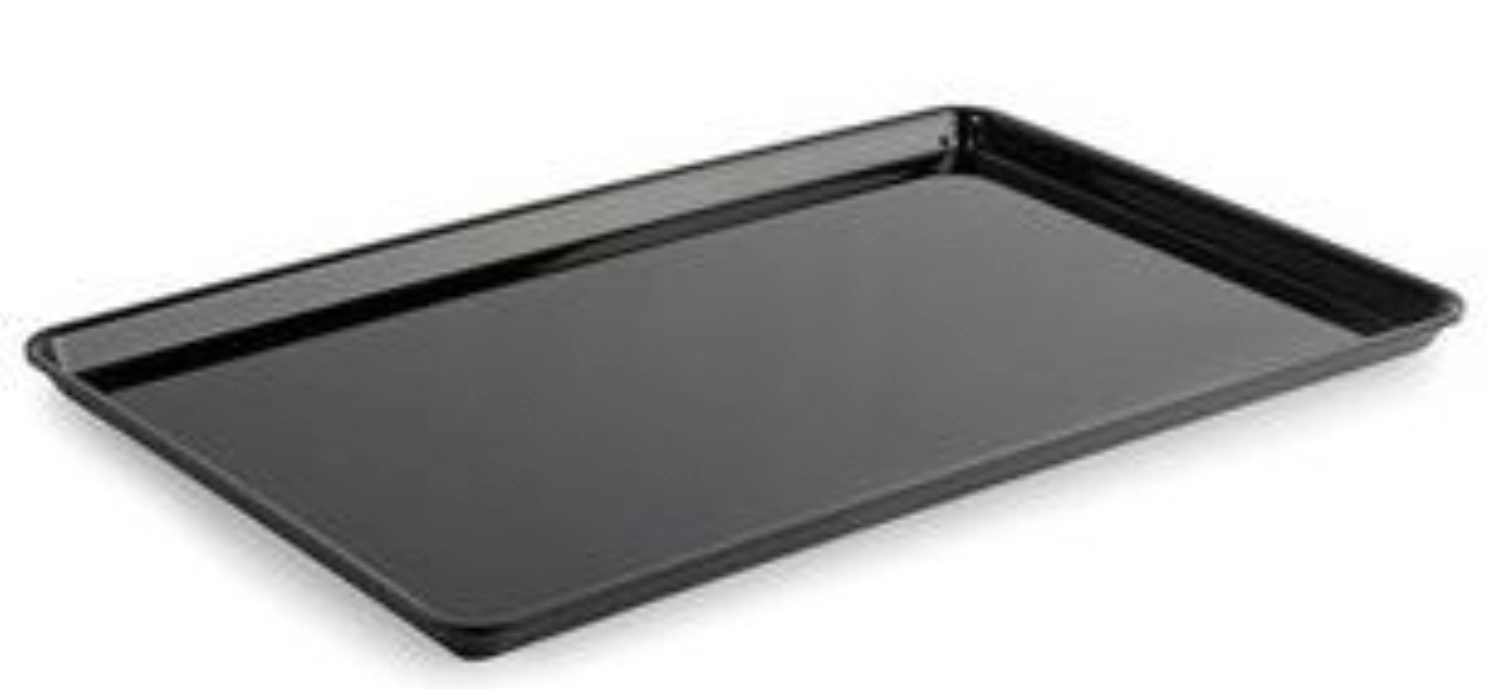 Plat rectangulaire GN1/1 53x32.5x1.7cm noir