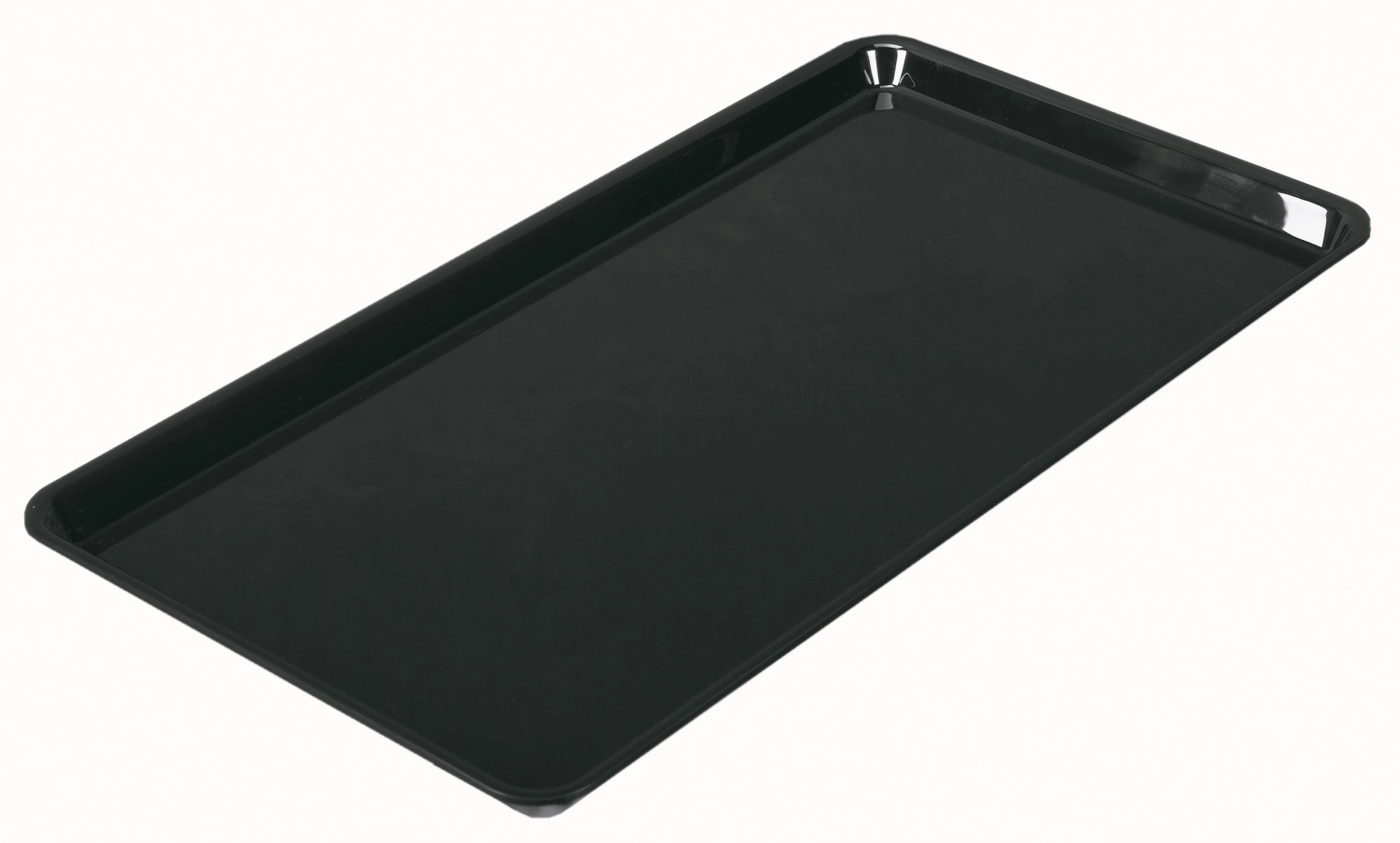 Rechteckige Schale 4/7 26.5x48.7x1.7cm schwarz