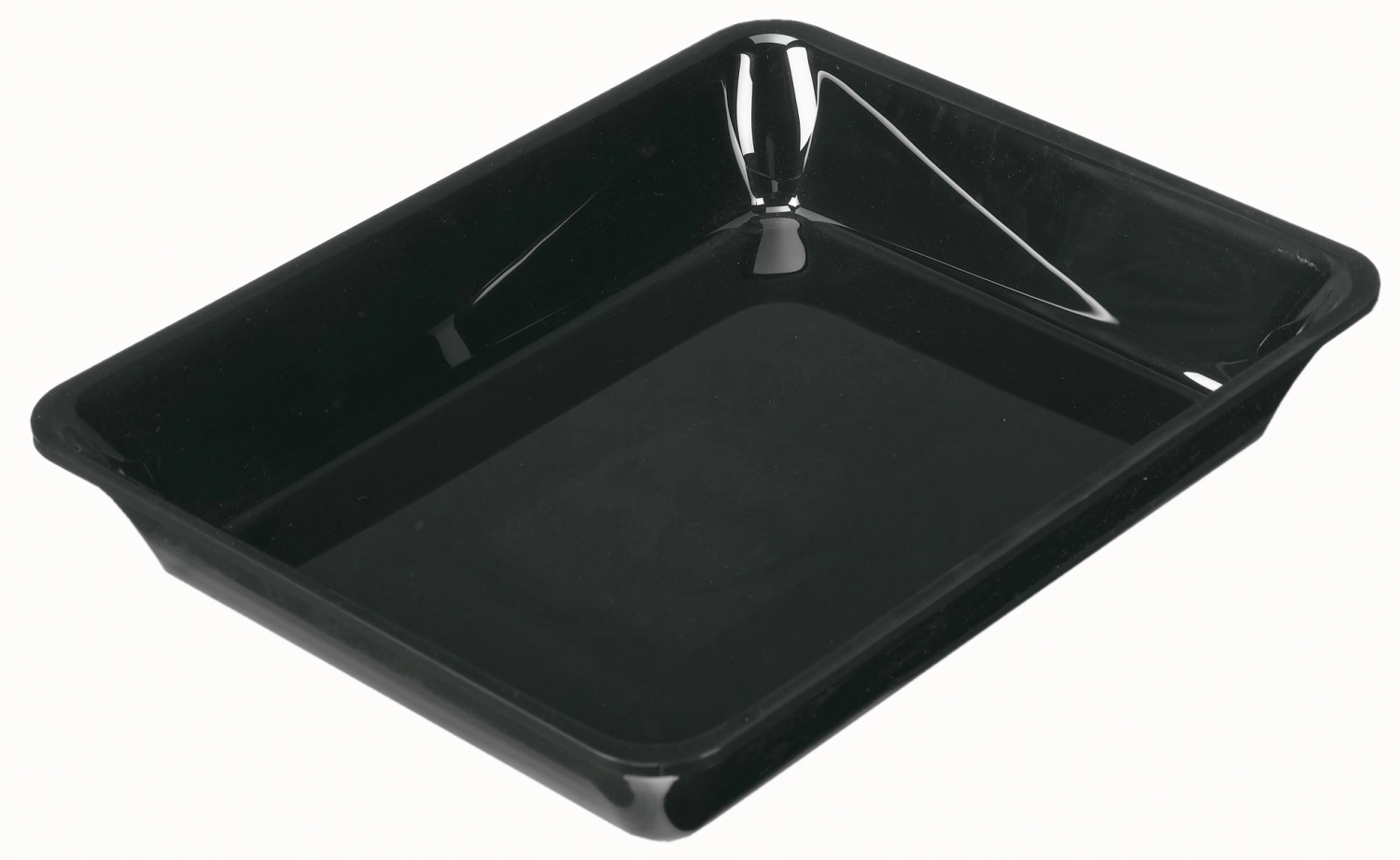 Rechteckige Schale GN1/2 26.5x32.5x5cm schwarz