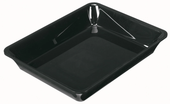 Rechteckige Schale GN1/2 26.5x32.5x5cm schwarz