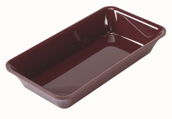 Rechteckige Schale GN1/3 32.5x17.6x5cm schwarz