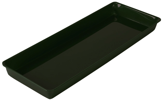 Rechteckige Schale 5xGN1/4 81x26.5x4cm schwarz