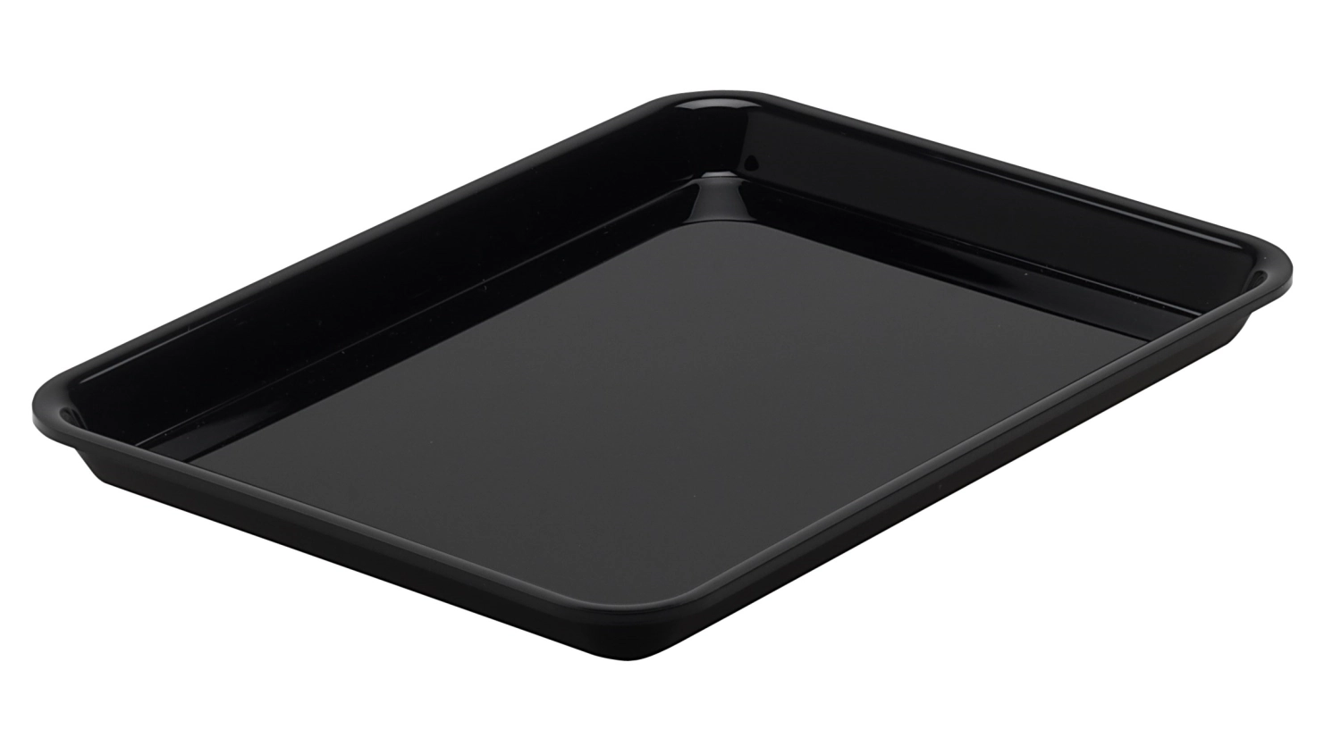 Rechteckige Schale 2/7 26.5x20x1.7cm schwarz