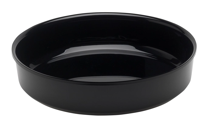 Runde Schüssel D30x6.5cm schwarz