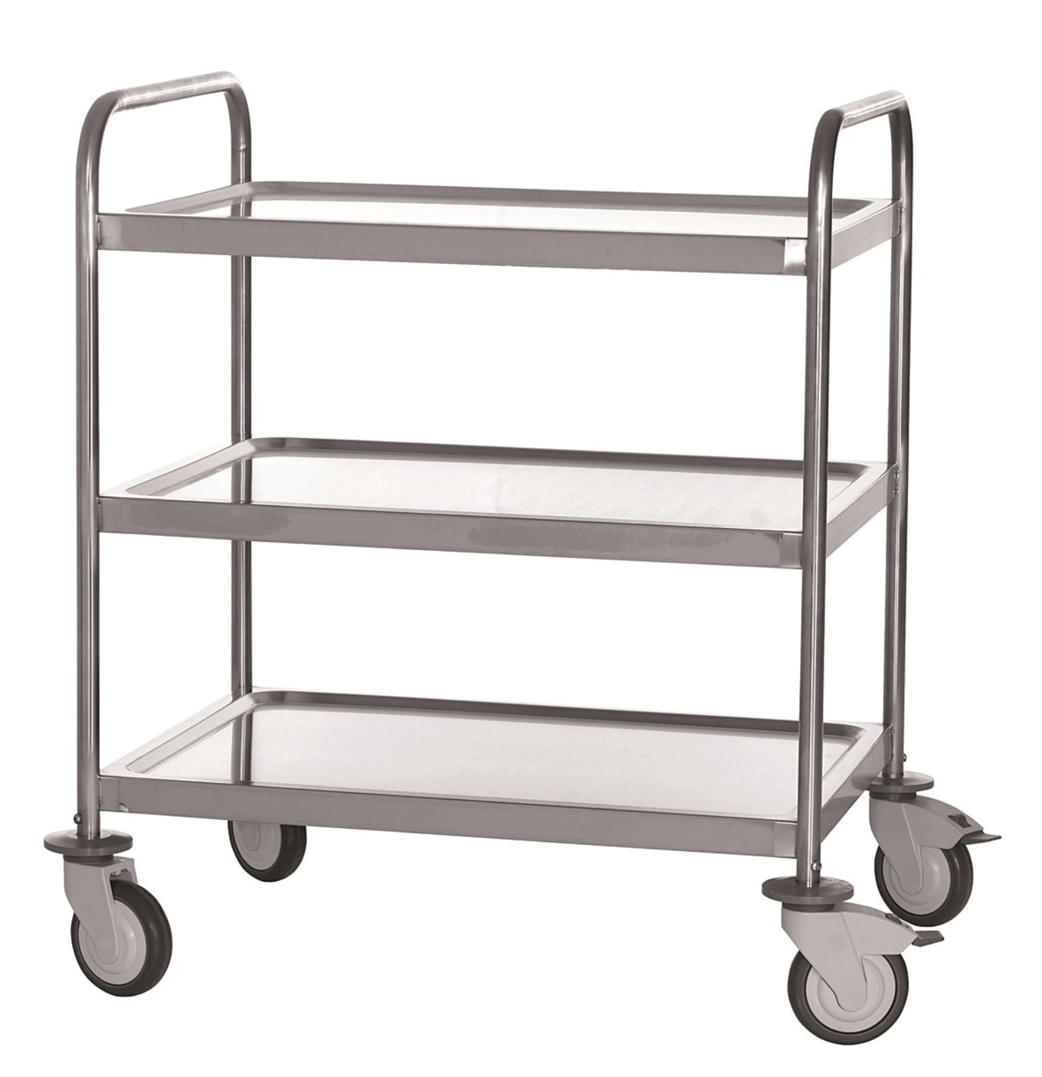 Chariot de service 3 tablettes 107x74cm H96cm