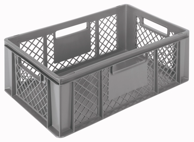 Euronorm 600x400x220 mm - standard fond plein - cotes ajoure