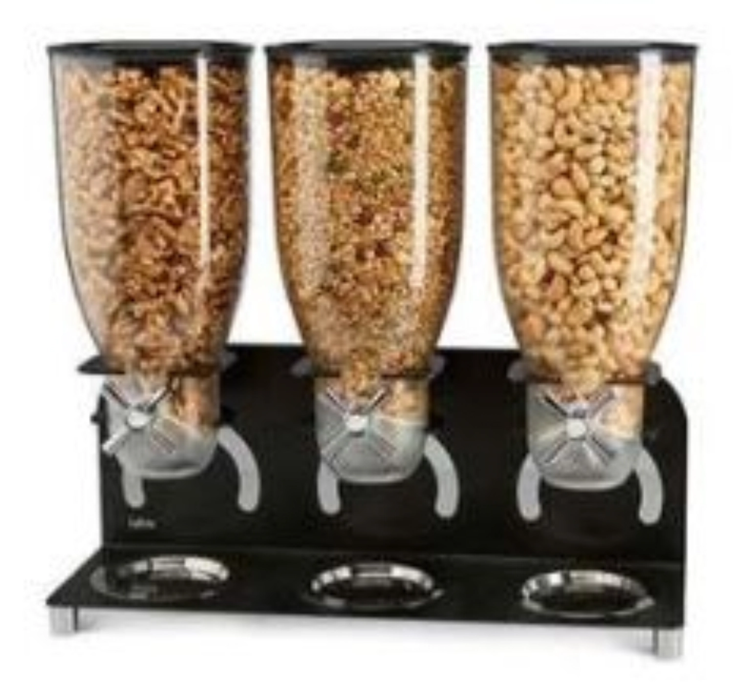 Distributeur de céréales 3x3.5lt sur pied 47x15x45cm