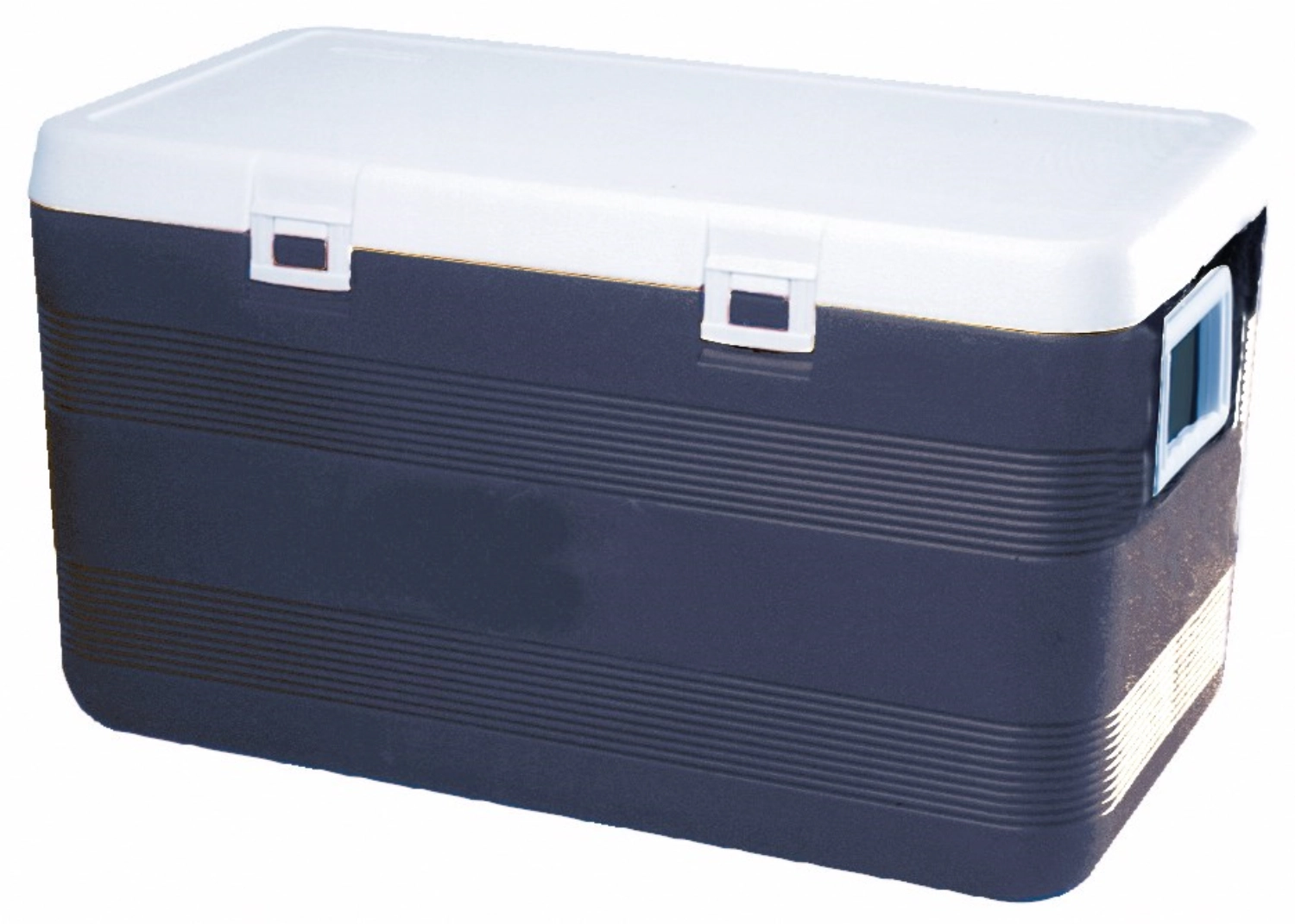 Boîte de transport isolée bleue 110lt a. couvercle
