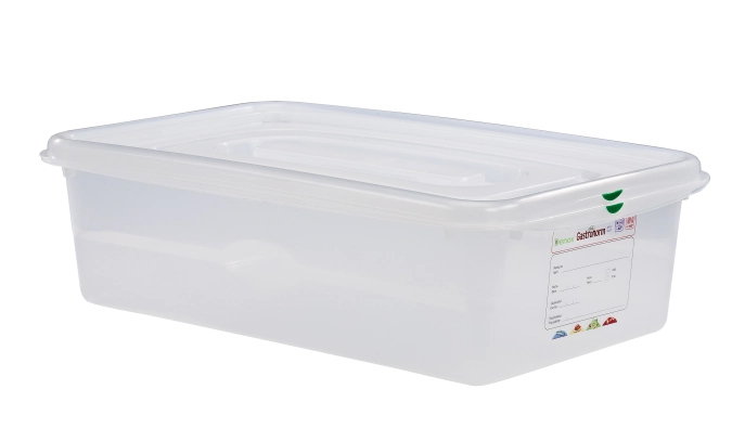 Frischhaltebox GN1/1 15cm 21lt mit Deckel und Clips