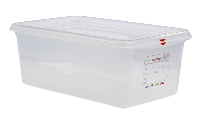 Frischhaltebox GN1/1 20cm 28lt mit Deckel und Clips