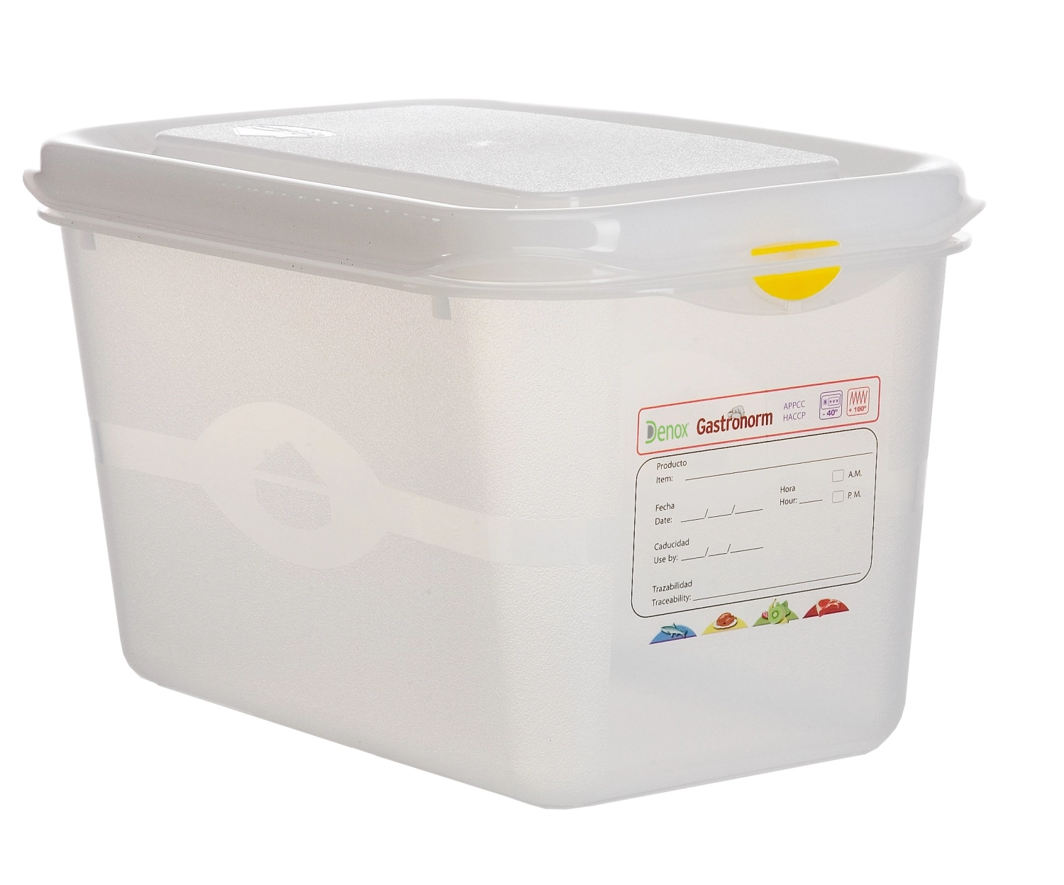Frischhaltebox GN1/4 15cm 4.3lt mit Deckel und Clips
