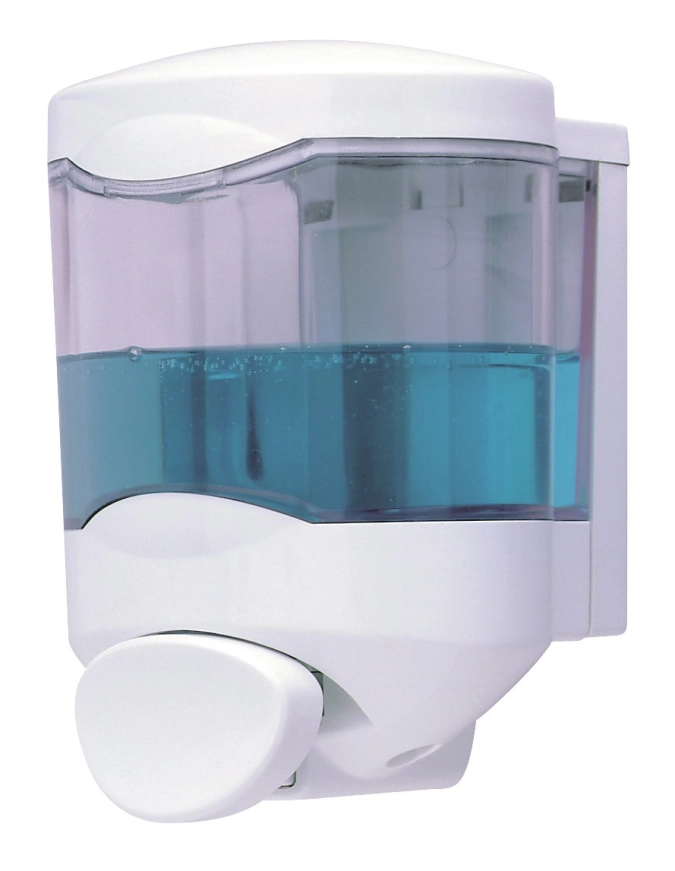 Distributeur de savon manuel 0.45lt, montage mural