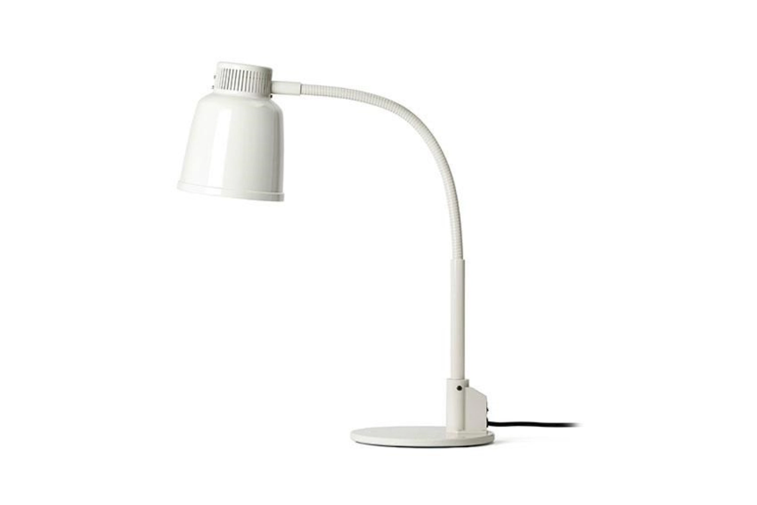 Lampe chauffante indépendante hauteur totale 63.5cm blanc
