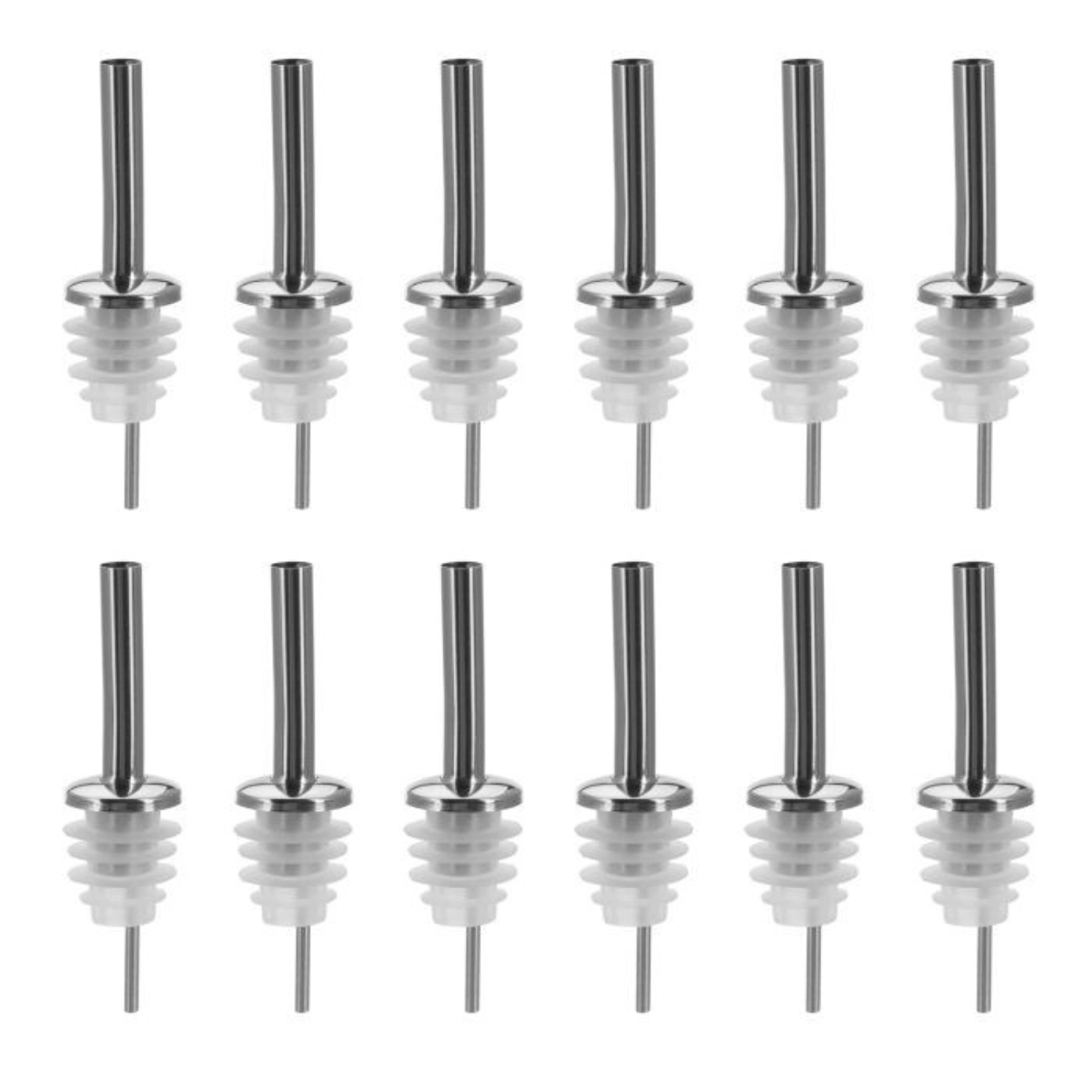 Verseur de bouteille 18/10 avec bouchon en silicone