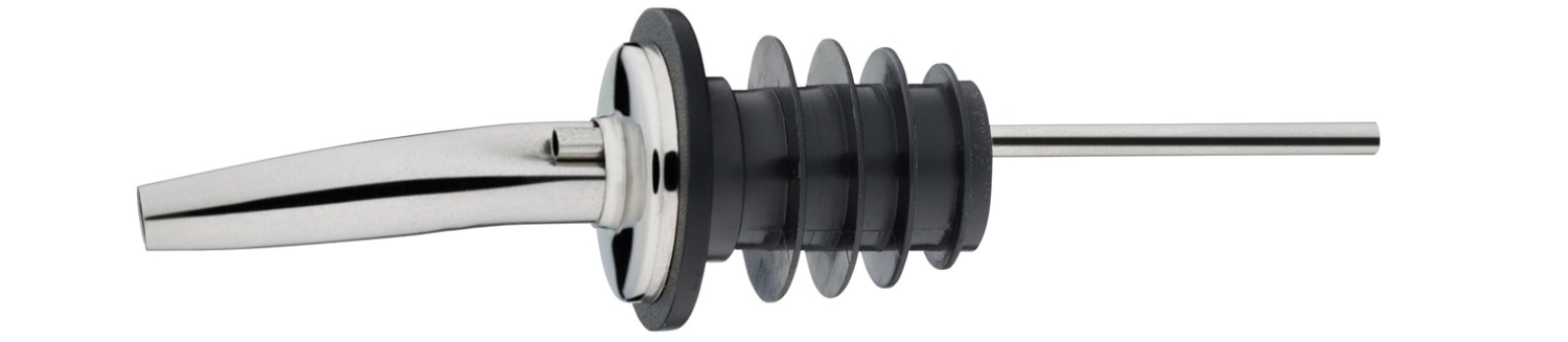 Présentoir 12 pcs. bec verseur inox gastro, bouchon pe
