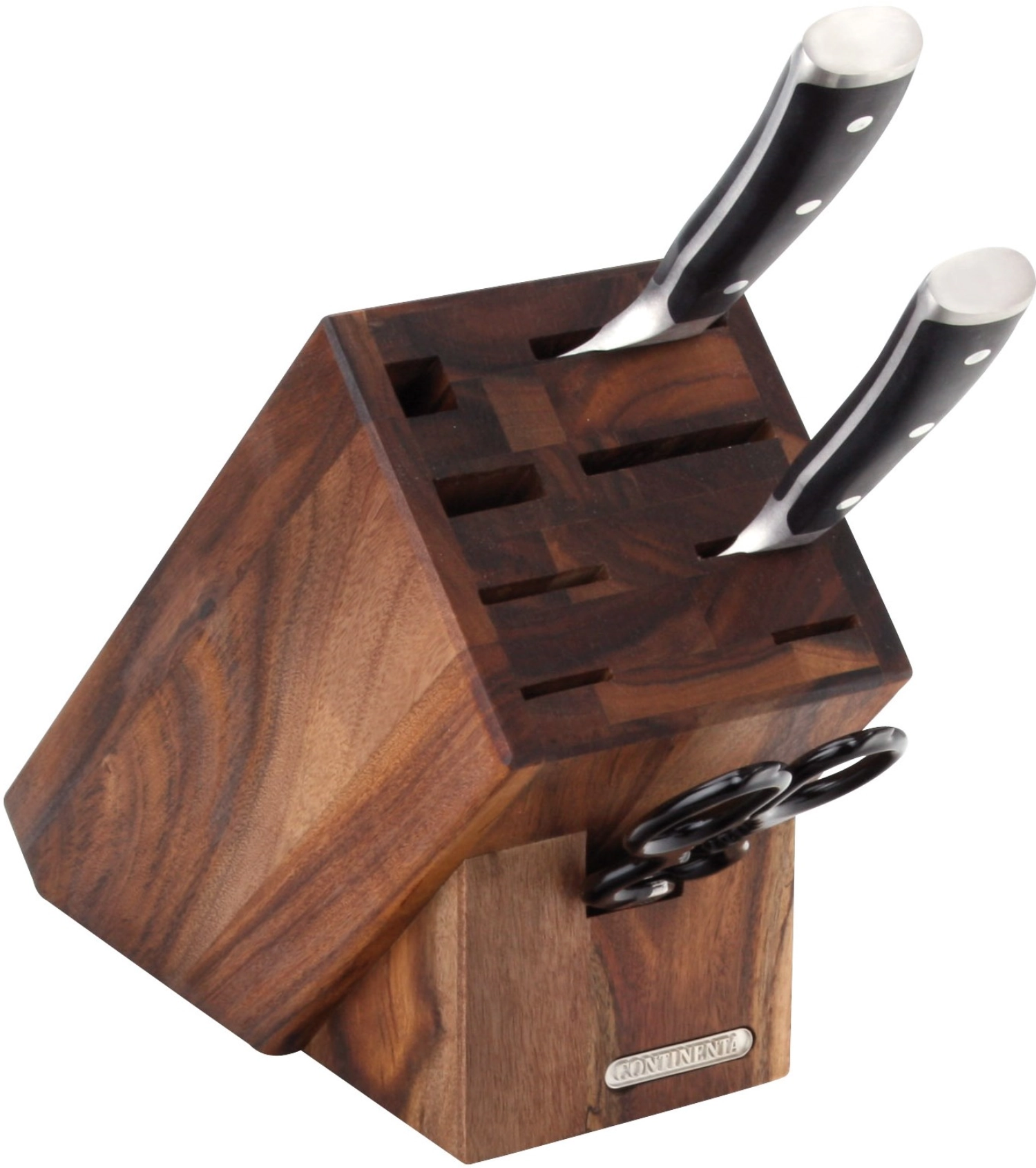 Acacia bloc à couteaux 8 pièces 22x11.5x22cm