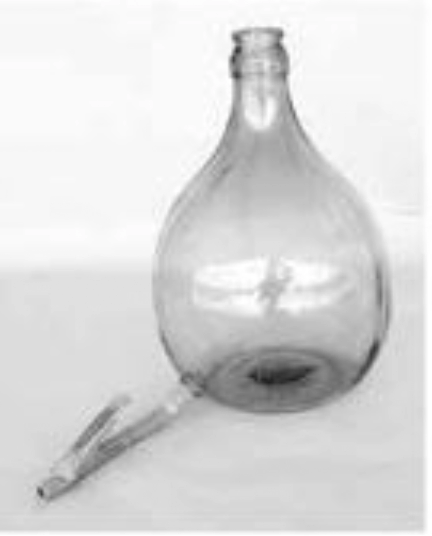 Bouteille en verre, 5 litres, avec robinet à pression