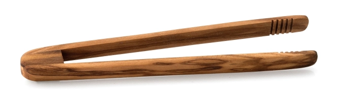 Pince à gourmet en bois d'olivier 15cm