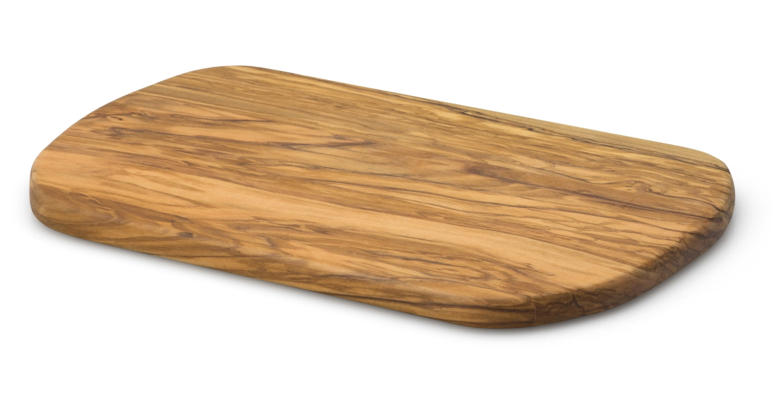 Planche à découper en bois d'olivier 34x22x1.6 cm