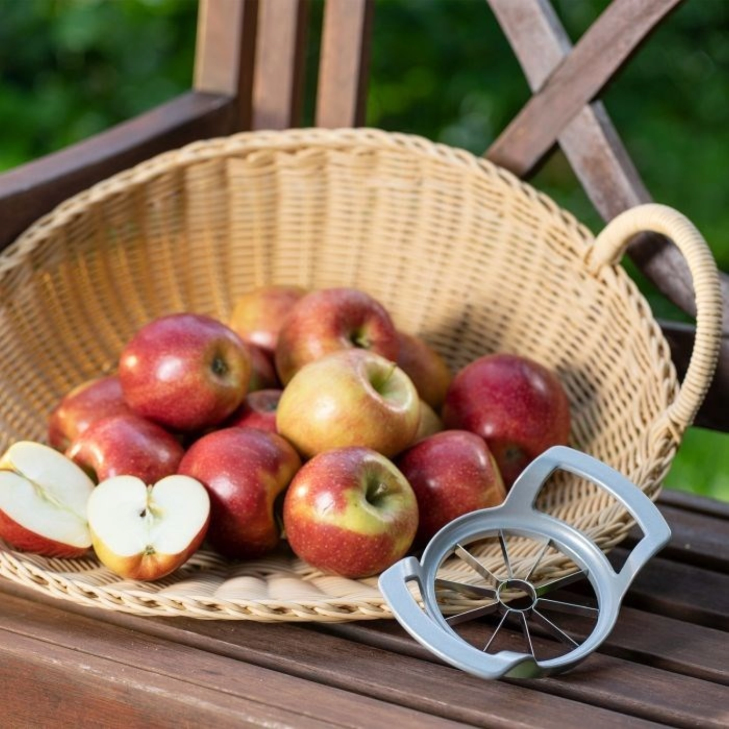 Coupe-pommes et poires divisorex, 11x17x4cm