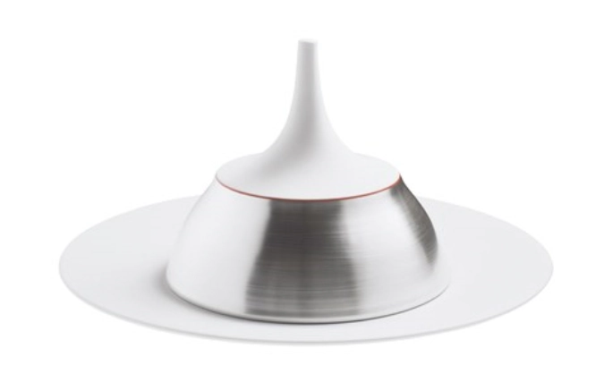 Polite Silver Cloche, grande